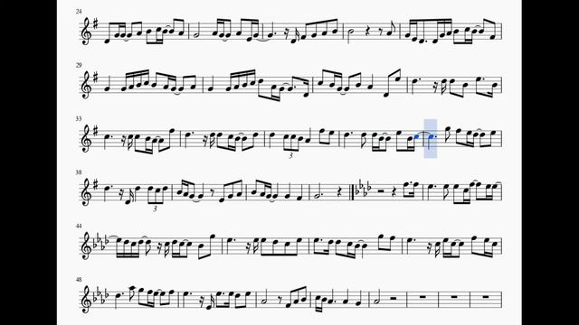 Through The Years - Flute Violin and C Sheet Music and Minus One Instrument Back Track смотреть онлайн