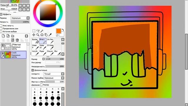 Туториал по:Paint Tool SAI #2 (Рисуем Фан-Арты) смотреть онлайн