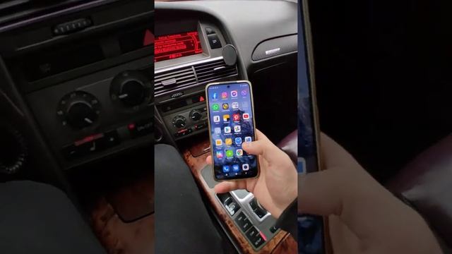 подключение телефона через блютуз на Audi A6 C6 2006 MMI 2G Basic Low смотреть онлайн