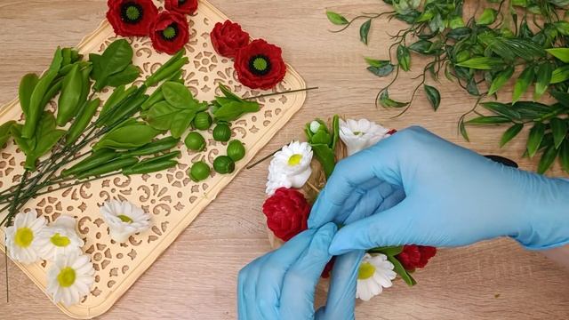 Мыловарение. Собираю букет из маков и ромашек без искусственной зелени смотреть онлайн