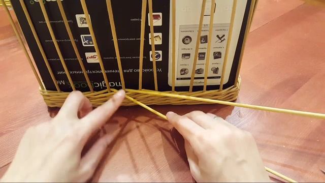 Плетем полку для специй из газетных трубочек 1! Запись трансляции! смотреть онлайн