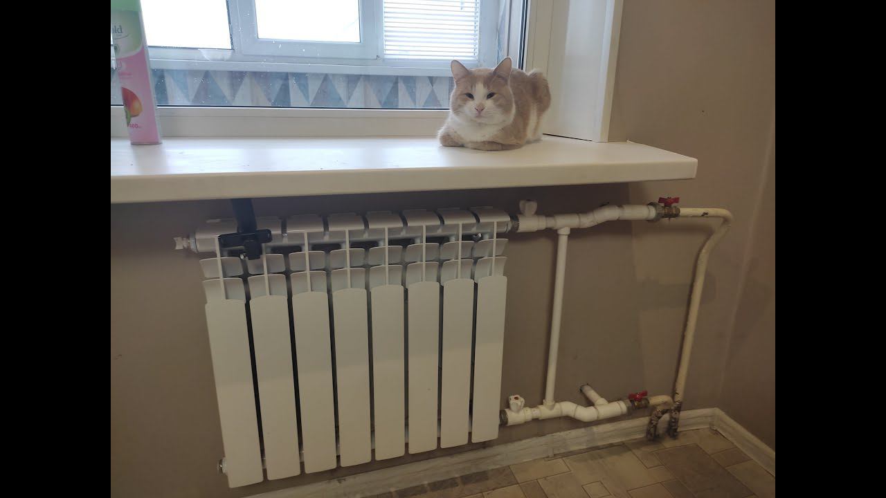 Обвязка - Замена радиатора отопления в квартире. Ремонт. смотреть онлайн