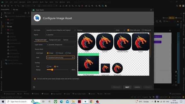 How to change and set app icon in Android Studio - Android Development смотреть онлайн