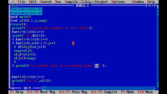 Bubble sort using C language # Technofreek смотреть онлайн