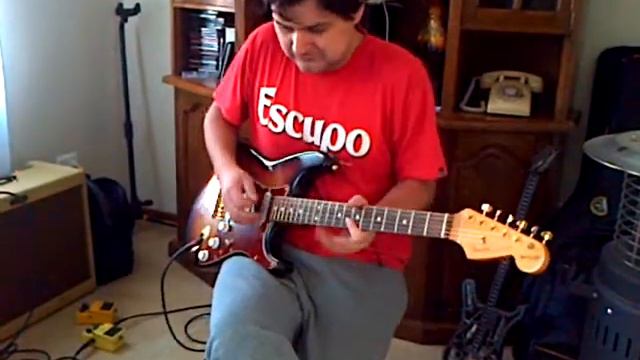 Fender SRV Stratocaster - the sky scrying intro example смотреть онлайн