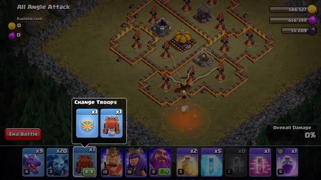 how to attack on (all angle attack- campaign map) in clash of clans смотреть онлайн