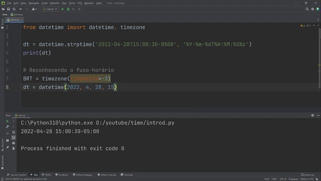 256 - Introdução a biblioteca DATETIME Python смотреть онлайн