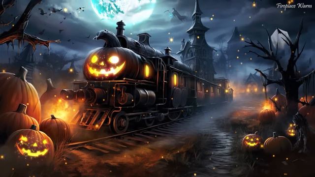 Haunted Halloween Train 👻 Twisted Tunes For A Nightmarish Evening 🎃 Spooky Halloween Novelty Music