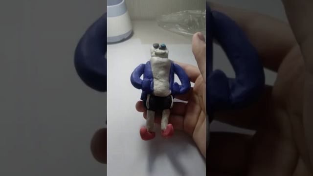 санс из пластилина и из игры Undertale смотреть онлайн