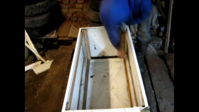 улей из холодильника, изготовление часть 1. смотреть онлайн