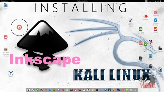 Installing Inkscape on Kali Linux смотреть онлайн