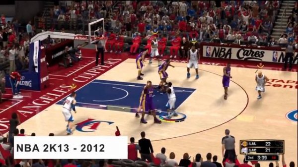 Evolution of NBA 2k games 1999 - 2022