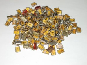 ЗОЛОТО ИЗ 1000 СОВЕТСКИХ МИКРОСХЕМ 133 СЕРИИ ! #аффинаж #микросхемы #советские #золото