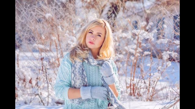 Красивые девушки зимой и красивая музыка смотреть онлайн