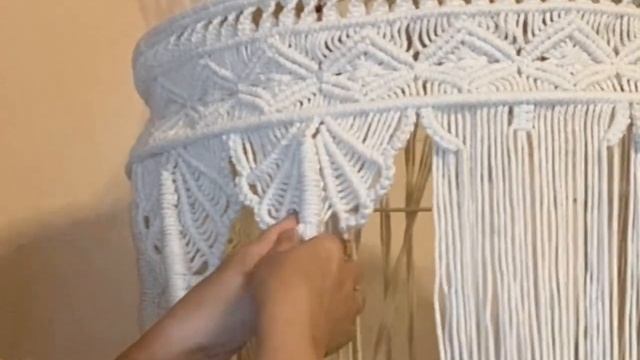 Плетём абажур макраме. Часть Х плетение кисти смотреть онлайн