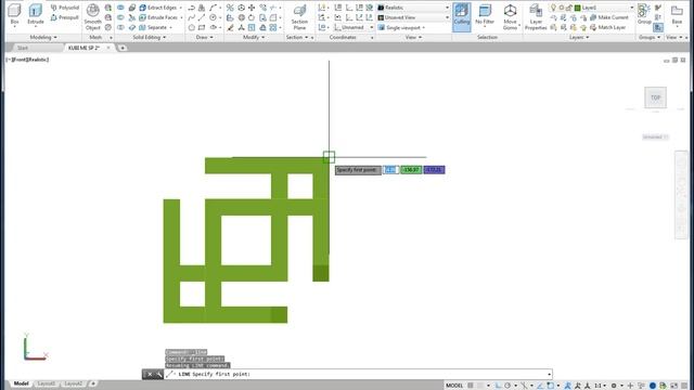 AutoCAD tutorial-How to make this 3D cube with easy steps-By ArtCam zone смотреть онлайн