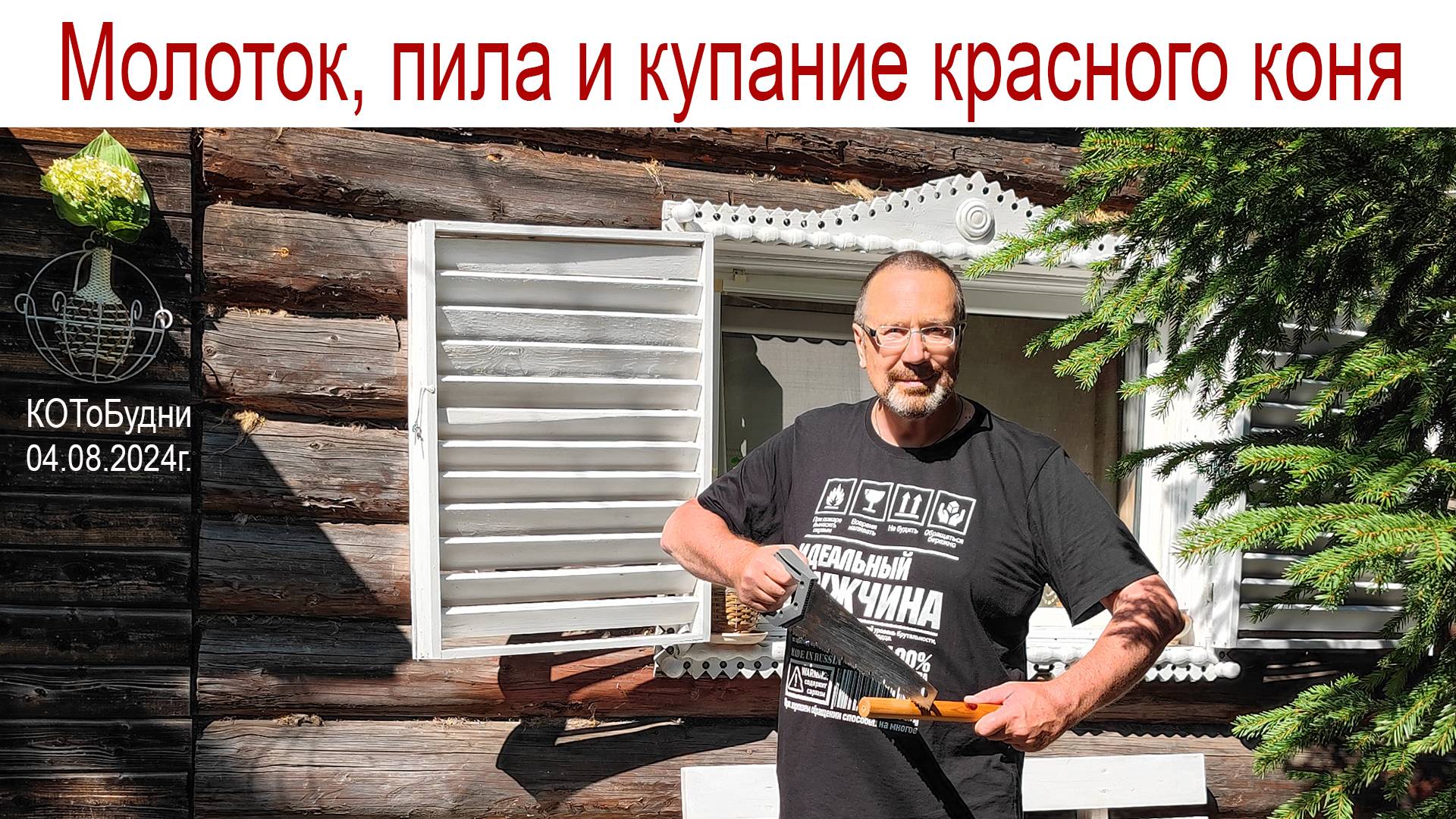 Молоток, пила и купание красного коня или КОТоБудни от 4 августа 2024 г. смотреть онлайн
