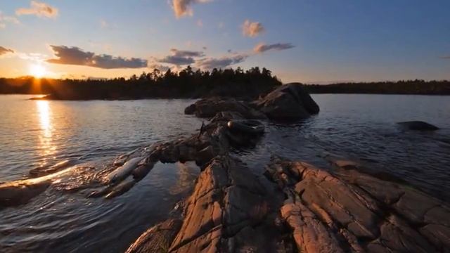 Любителям природных красот - Ладожское озеро, очень красиво!!!!! смотреть онлайн