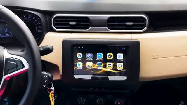 Android Screen For Renault Duster 2015-2019 Before And After Installation