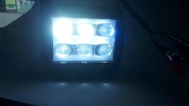 1441 Cветодиодная LED фара 18W ближний свет 5D смотреть онлайн