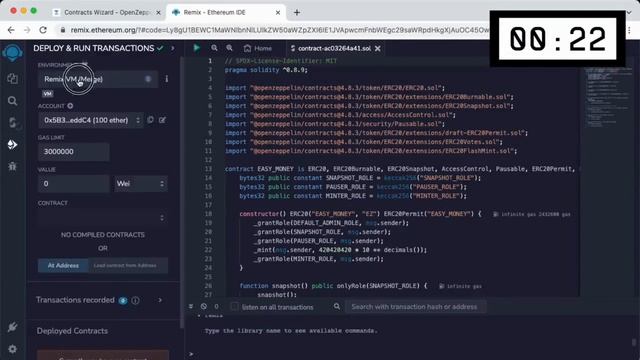 Create a meme coin in 27s - token code & deploy with Remix смотреть онлайн