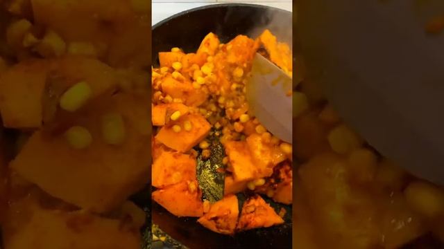 Кукурузно-тыквенный крем суп