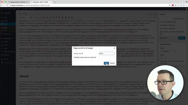 One Page WordPress Smooth Scrolling Menu - How To Use Page Scroll To ID Plugin 2017