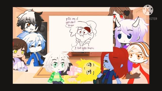 Реакция персонадей андертейл на " Маленький андертейл" смотреть онлайн