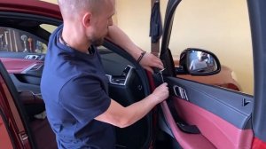 Как снять обшивку двери BMW X6 G06