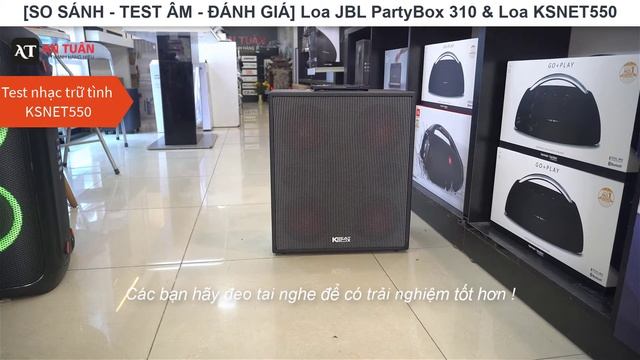 So sánh loa JBL PartyBox 310 & Kbeatbox KSNet550 | Vừa hát vừa nghe nhạc cực đỉnh! смотреть онлайн