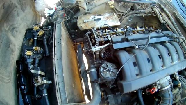 Пробую заменить межвальную цепь грм БМВ Е34 М50Б25 смотреть онлайн