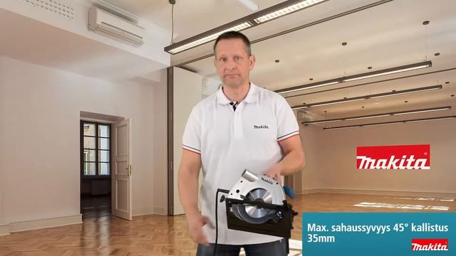 Демонстрация на ръчен циркуляр Makita 5604R смотреть онлайн