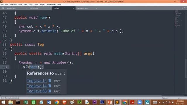 Java program that implements a multi-thread application | Program#8 | Multithreading java | Thread смотреть онлайн
