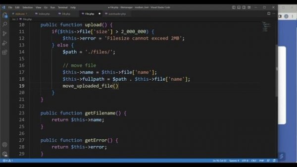 Full PHP Project - File Manager  | Tagalog