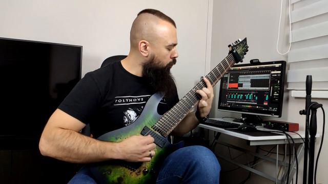 Cort KX508MS II dissonance 8 string riff смотреть онлайн