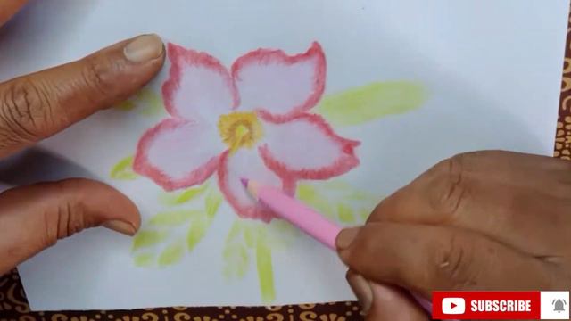 menggambar bunga kamboja (drawing of frangipani flowers) смотреть онлайн