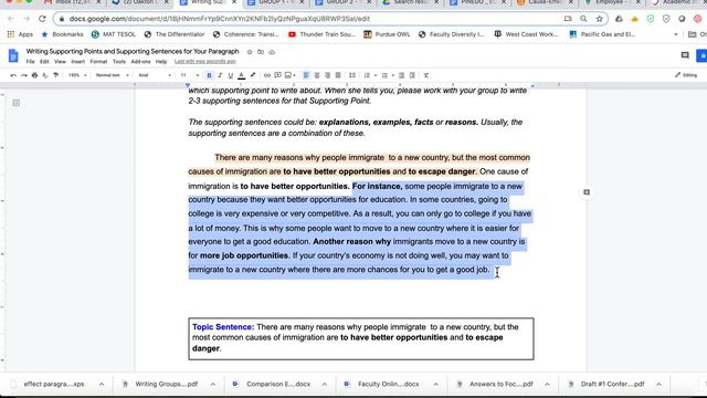 Putting Supporting Points and Sentences into a Paragraph смотреть онлайн