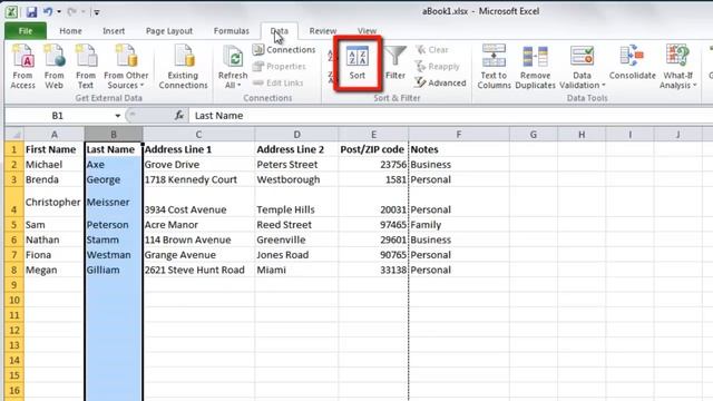 How to Sort Excel 2010 by Alphabetical Order смотреть онлайн