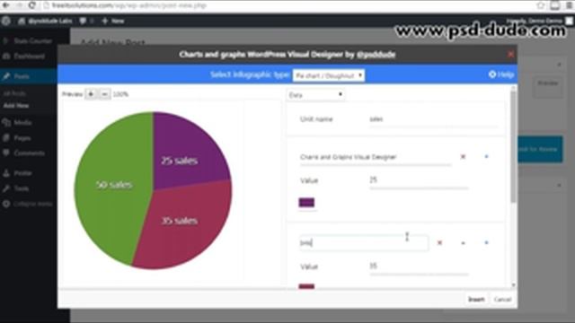 Pie Chart and Doughnut WordPress Plugin смотреть онлайн