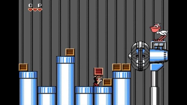 Dendy (Famicom,Nintendo,Nes) 8-bit Chip & Dale 1часть уровень 10