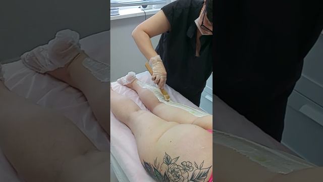 Полимерная депиляция ложкой смотреть онлайн
