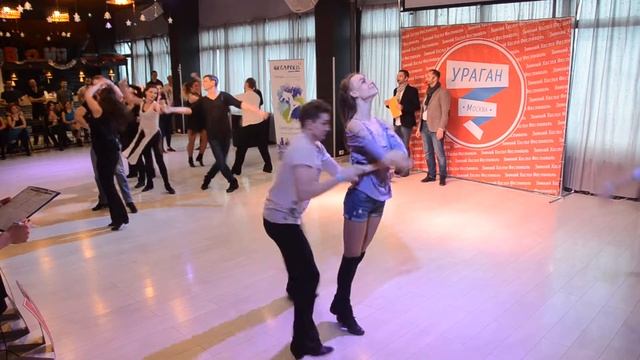 ХАСТЛ Ураган 2018, ДнД TrashnJill 14 финала, заход 1, танец 1 смотреть онлайн