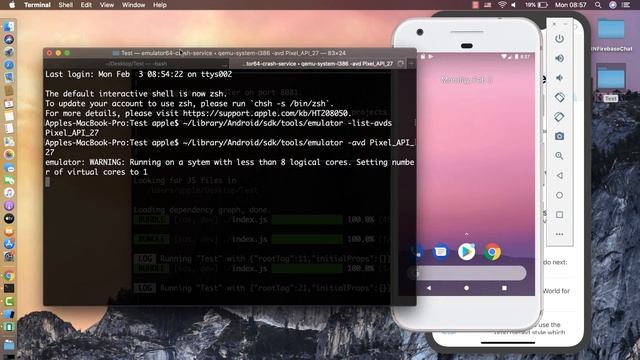 Run React Native on emulator not need open Android Studio, Xcode смотреть онлайн