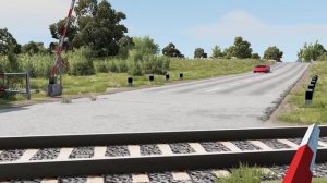 Машины против рельсов #10 – BeamNG.Drive