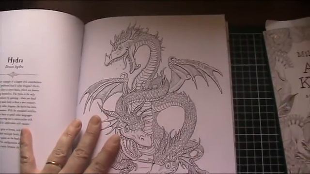Dragonology Coloring book Flip Through смотреть онлайн