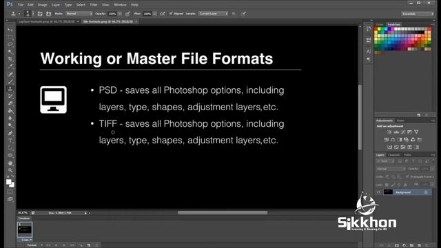 02- JPEG VS PNG - Difference Between JPEG And PNG | Photoshop Bangla Tutorial | Sikkhon