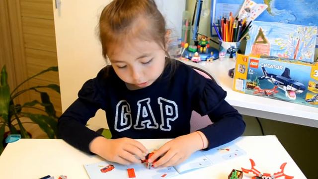 Lego Creator. Акула, распаковка игрушки. смотреть онлайн