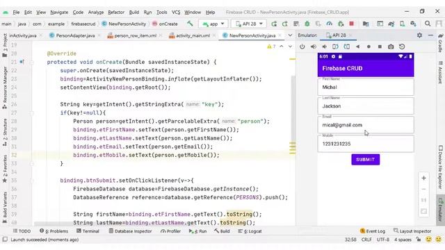 Update Item from Firebase Database on Item Click | Firebase Tutorial - Part 6 смотреть онлайн