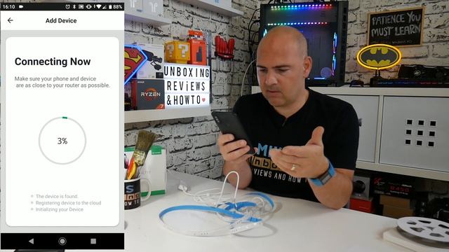 BlitzWolf BW LT11 Smart RGBW LED Strip Google Home setup смотреть онлайн