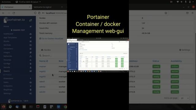 Portainer - Docker container management web platform смотреть онлайн
